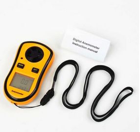 GM8908 حجم جيب شاشة LCD رقمية قياس سرعة الرياح درجة الحرارة مقياس الهواء أداة مثالية للرياح ، الإبحار المزود