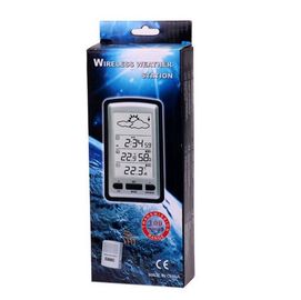 WH1281 محطة الطقس الرقمية اللاسلكية مع جهاز استشعار عن بعد للاستخدام الداخلي والخارجي المزود