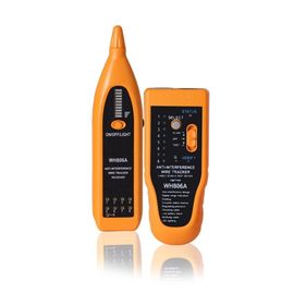 WH806A محرك اختبار كابلات شبكة LAN متتبع أسلاك الهاتف لـ RJ45 RJ11 BNC تسلسل اختبار العثور على الخط المعدني المزود