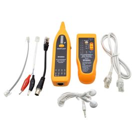 WH806A محرك اختبار كابلات شبكة LAN متتبع أسلاك الهاتف لـ RJ45 RJ11 BNC تسلسل اختبار العثور على الخط المعدني المزود