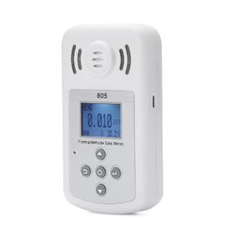 KXL-805 ميني LCD محمول PPM HTV عداد غاز فورمالدهايد اختبار كاشف الميثان مع إنذار الضوء الصوتي المزود