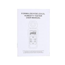 SM207 المحمول 0-4.00 PPM 30.0-90.0%RH الكاشف الغاز فورمالدهايد (CH2O) مقياس مستشعر جودة الهواء في الأماكن المغلقة المزود