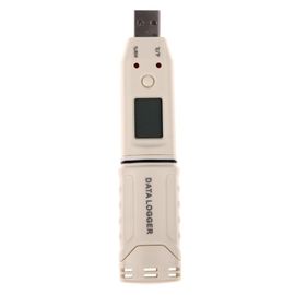 GM1365 مقياس الرطوبة والحرارة الرقمي مسجل درجة الحرارة والرطوبة USB فلاش ديسك قلم نوع الحرارة المزود