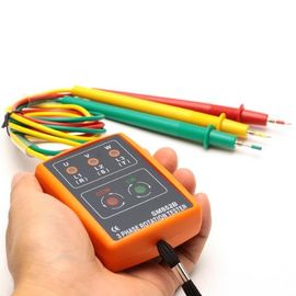 SM852B 60V-600V AC 3 مرحلة اختبار دوران مؤشر كاشف متر تسلسل الوجود مع LED Buzzer المزود