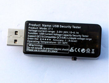 USB 5V 9V 12V 30V اختبار البطارية QC2.0 القدرة كاشف الطاقة عداد التيار والجهد المزود