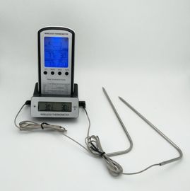 DTH-106 دقيق جديد ثنائي المسبار حرارة اللحوم مع الضوء الخلفي للمطبخ الطهي في الهواء الطلق الشواء / الشواء المزود