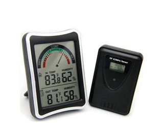 DTH-108 المنزلية -19.9°C إلى 70°CDالجهاز الرقمي الشاشة الكبيرة LCD الحرارة الغرفية اللاسلكية المزود