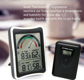 DTH-108 المنزلية -19.9°C إلى 70°CDالجهاز الرقمي الشاشة الكبيرة LCD الحرارة الغرفية اللاسلكية المزود