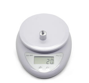 Wh-B05 الميزان الإلكتروني الرقمي للمطبخ الغذائي 5kg / 1 g، الميزان التغذوي الأبيض الميزان الإلكتروني الصغير المزود