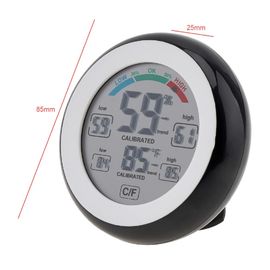 SN226 LCD الرقمي متعدد الوظائف لمسة الحرارة دعم قياس الرطوبة مع المغناطيسات حفرة معلقة وعصا المزود