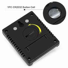 DTH-124 شاشة LCD لمسة ماكس MIN الرقمية هايغروميتر داخلي خارجية الحرارة مراقب الرطوبة المزود