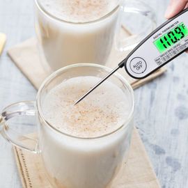 DTH-128 درجة حرارة اللحوم الفورية فائقة السرعة - درجة حرارة اللحوم الرقمية المقاومة للماء مع الضوء الخلفي والمعايرة المزود