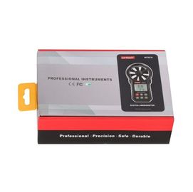 WT87A LCD الرقمي المقياس الحراري المقياس الحراري سرعة الرياح سرعة الهواء درجة الحرارة قياس مع الضوء الخلفي المزود