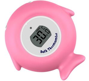 DTH-158 ميني رقمية شكل سمك عازل المياه شاشة LCD الحرارة الحمام الحرارة الطفل حرارة حمام السباحة الحرارة المزود