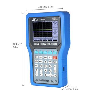 JDS3022E 100-240V 2-Channel 50MHz 500MSa/S TFT LCD Display اليدوية المعدنية التخزين المذبذب المزود