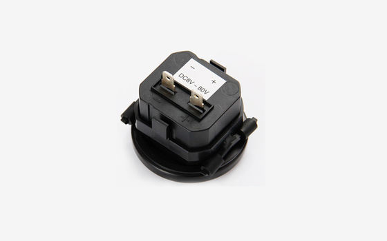 HM009 شاشة LCD مستديرة عداد ساعات ميكانيكي للقوارب، السيارات، ATV، UTV، الدراجات الثلجية، جرارات العشب المزود