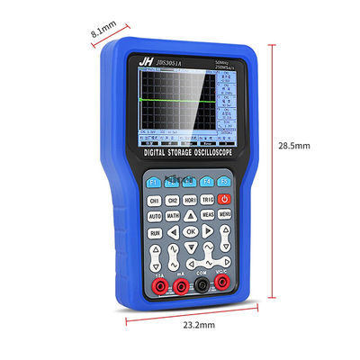 JDS3051A 100-240V 2-قناة 50MHz 250MSa/S TFT شاشة LCD المحمولة باليد أوسيلوسكوب التخزين الرقمي المزود