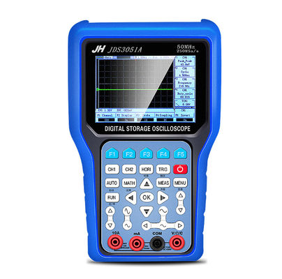 JDS3051A 100-240V 2-قناة 50MHz 250MSa/S TFT شاشة LCD المحمولة باليد أوسيلوسكوب التخزين الرقمي المزود