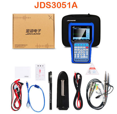 JDS3051A 100-240V 2-قناة 50MHz 250MSa/S TFT شاشة LCD المحمولة باليد أوسيلوسكوب التخزين الرقمي المزود