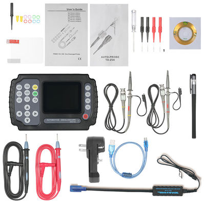 ADO102 10MHz 100 MSa/s أوسيلوسكوب متعدد الأقسام الرقمي المحمول القنوات المزدوجة أوسيلوسكوب السيارات المزود