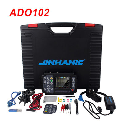 ADO102 10MHz 100 MSa/s أوسيلوسكوب متعدد الأقسام الرقمي المحمول القنوات المزدوجة أوسيلوسكوب السيارات المزود