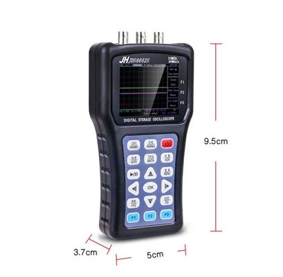 JDS6052S 100-240V 2-قناة 50MHz 200MSa/S TFT شاشة LCD المحمولة باليد أوسيلوسكوب التخزين الرقمي المزود