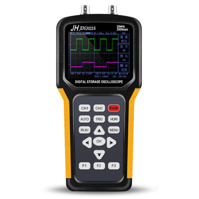 JDS2022A 100-240V 2-قناة 20MHz 200MSa/S TFT شاشة LCD المحمولة باليد أوسيلوسكوب التخزين الرقمي المزود