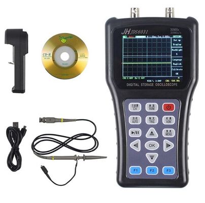 JDS6031 100-240V قناة واحدة 30MHz 200MSa/S TFT شاشة LCD المحمولة باليد أوسيلوسكوب التخزين الرقمي المزود