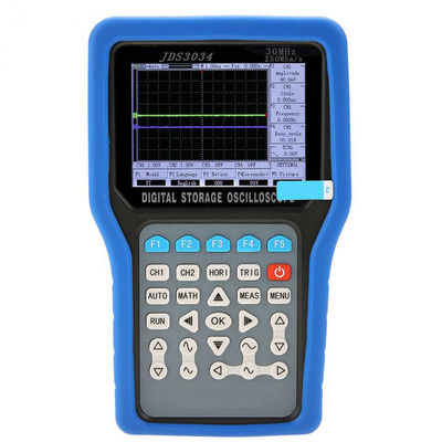 JDS3034 100-240V 4-قناة 30MHz 250MSa/S TFT شاشة LCD المحمولة باليد أوسيلوسكوب التخزين الرقمي المزود