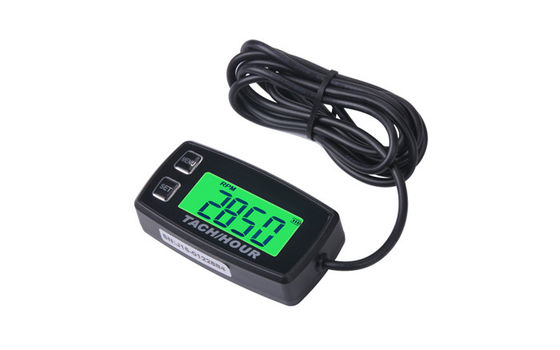 HM035R الضوء الخضراء الخلفية البنزين LCD مقياس السرعة الاندفاعي لباراموتورات، الميكروليترات، المحركات البحرية المزود