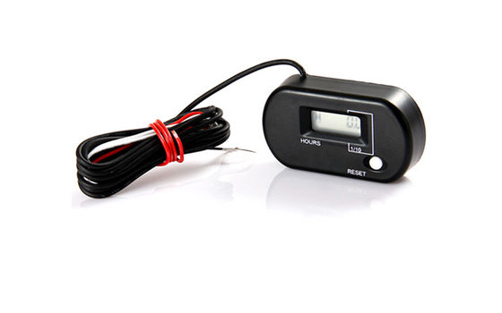 HM025 IP68 عازل المياه القابل لإعادة ضبط LCD البنزين القابلة للاستحواذ الساعة لمحركات الباراموتورات ، الضوء الدقيق ، المحركات البحرية المزود