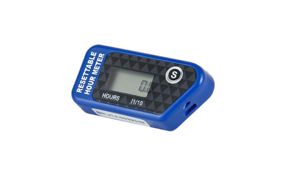 HM016H IP68 عازل المياه الرقمي LCD البنزين القابلة لإعادة تعيين الساعة العداد للباراموتورات ، الميكروليترات ، المحركات البحرية المزود