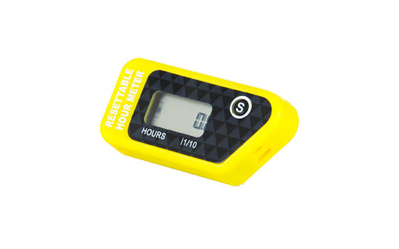 HM016H IP68 عازل المياه الرقمي LCD البنزين القابلة لإعادة تعيين الساعة العداد للباراموتورات ، الميكروليترات ، المحركات البحرية المزود