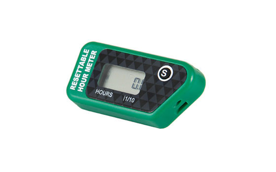HM016H IP68 عازل المياه الرقمي LCD البنزين القابلة لإعادة تعيين الساعة العداد للباراموتورات ، الميكروليترات ، المحركات البحرية المزود