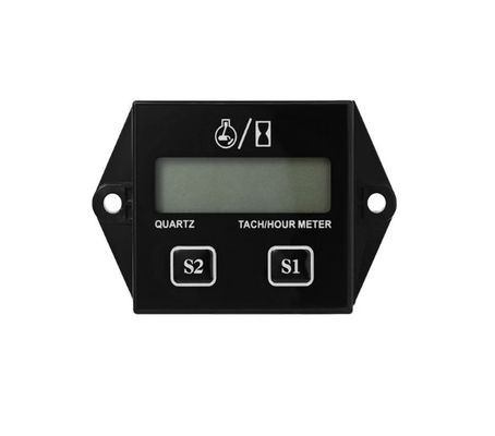 HM011N IP65 عازل المياه LCD وقود البنزين مقياس السرعة الاندفاعي لباراموتورات، مصابيح صغيرة، المحركات البحرية المزود