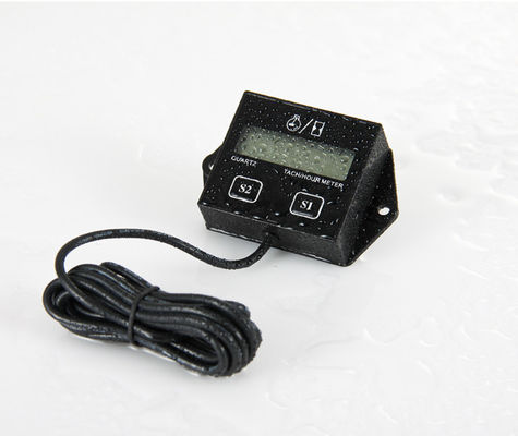 HM011N IP65 عازل المياه LCD وقود البنزين مقياس السرعة الاندفاعي لباراموتورات، مصابيح صغيرة، المحركات البحرية المزود