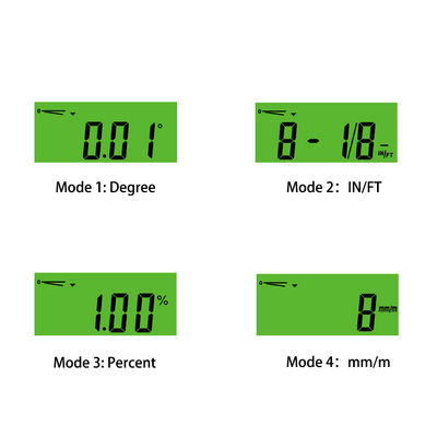 DL136 دقة عالية 10 بوصة شاشة LCD الرقمية الألومنيوم مستوى الروح الإلكترونية مع المغناطيس المزود
