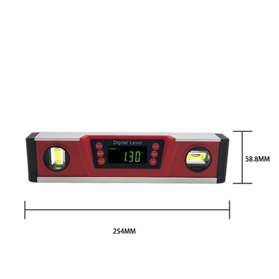 DL135 ضوء كبير أخضر مشرق LED مستوى رقمي مستوى كهربائي IP54 الغبار والماء المقناطيس القوية مستوى الروح المزود