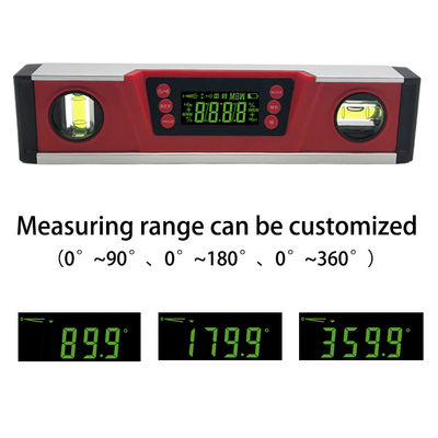 DL135 ضوء كبير أخضر مشرق LED مستوى رقمي مستوى كهربائي IP54 الغبار والماء المقناطيس القوية مستوى الروح المزود