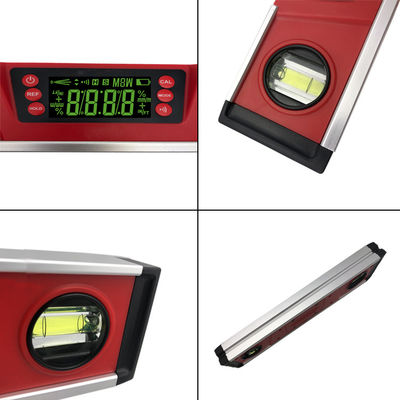 DL135 ضوء كبير أخضر مشرق LED مستوى رقمي مستوى كهربائي IP54 الغبار والماء المقناطيس القوية مستوى الروح المزود