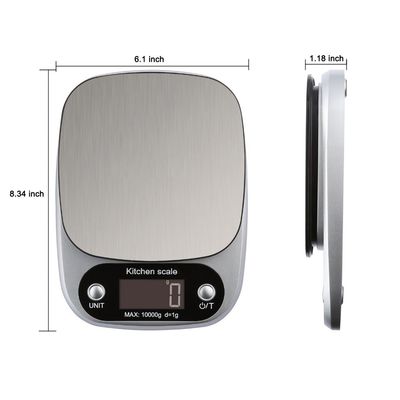 1g/10kg شاشة LCD رقمية المطبخ المقياس الغذائي المقياس متعدد الوظائف المقياس الوزن الكتروني الخبز ومقياس الطهي المزود