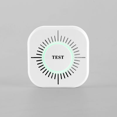 C50W 433Mhz جهاز كشف دخان ذكي لاسلكي جهاز استشعار إنذار الحريق جهاز استشعار دخان متوافق مع جسر Sonoff RF المزود