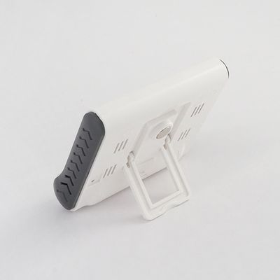 DC102 ميني LCD الرقمي الحرارة الداخلية المقياس الحرارة الرطوبة عداد الساعة مكتب مع الوقوف المغناطيسي المزود