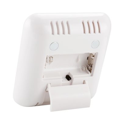 TS-9909 مقياس درجة الحرارة الرقمي LCD مقياس الرطوبة الإلكترونية الداخلية مقياس الحرارة الإلكترونية محطة الطقس المزود