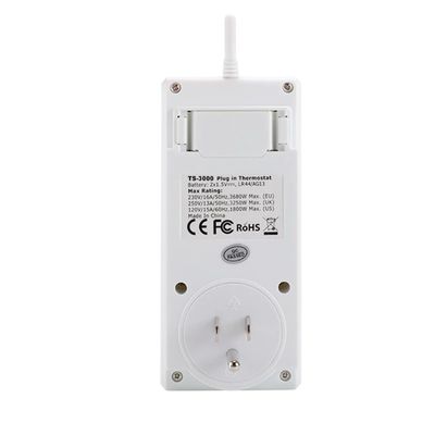 TS-3000 الحرارة اللاسلكية LCD توقيت مفتاح المقبس قابل للبرمجة جهاز تحكم درجة الحرارة اللاسلكي المزود
