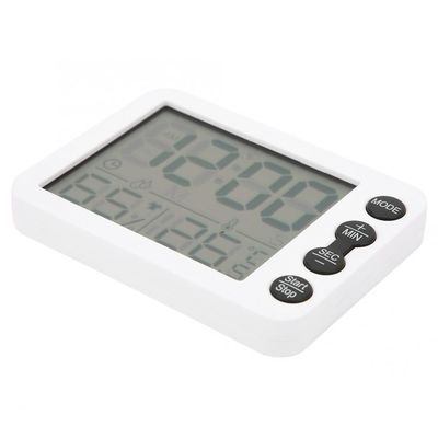 TS-9606 عدة وظائف عداد الحرارة الداخلي عداد الحرارة الحرارية الكبيرة ساعة الإنذار مع العد التنازلي عداد الحرارة المزود