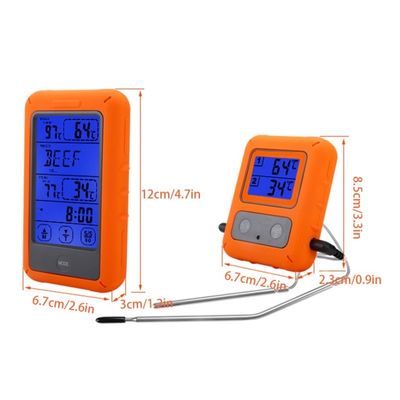 حرارة الطبخ الرقمية اللاسلكية TS-TP20 مع مسبار مزدوج المطبخ الغذاء لحوم الخبز حرارة لشراب الشواء المزود
