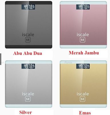 BL-1603 ميني زجاج متشدد متعدد الوظائف شاشة LCD 180kg 400lbs المنزلية الحمام الرقمي المقياس وزن الجسم المقياس المزود
