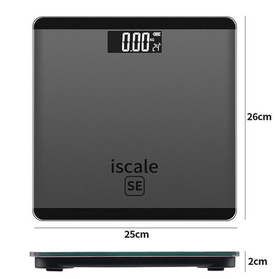 BL-1603 ميني زجاج متشدد متعدد الوظائف شاشة LCD 180kg 400lbs المنزلية الحمام الرقمي المقياس وزن الجسم المقياس المزود