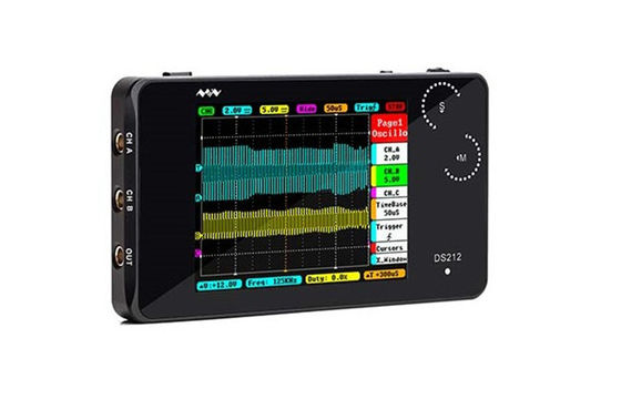 DS212 ميني DSO 10MSa/s 1MHZ 2 قناة المحمولة المحمولة رقمية التخزين المذبذب المزود